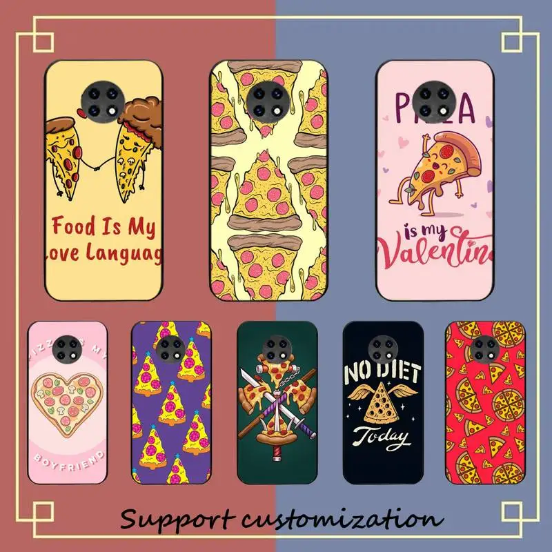 

Pizza food Phone Case for Redmi Note 8 7 9 4 6 pro max T X 5A 3 10 lite pro