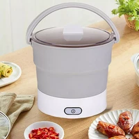 multifunctional electric hot pot cooker kettle steamer dual voltage dormitory camping traveling easy clean gifts for families