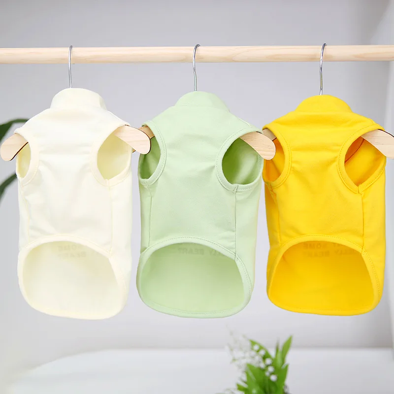 Новая одежда для домашних животных собак Желейная жилетка с медведем милая