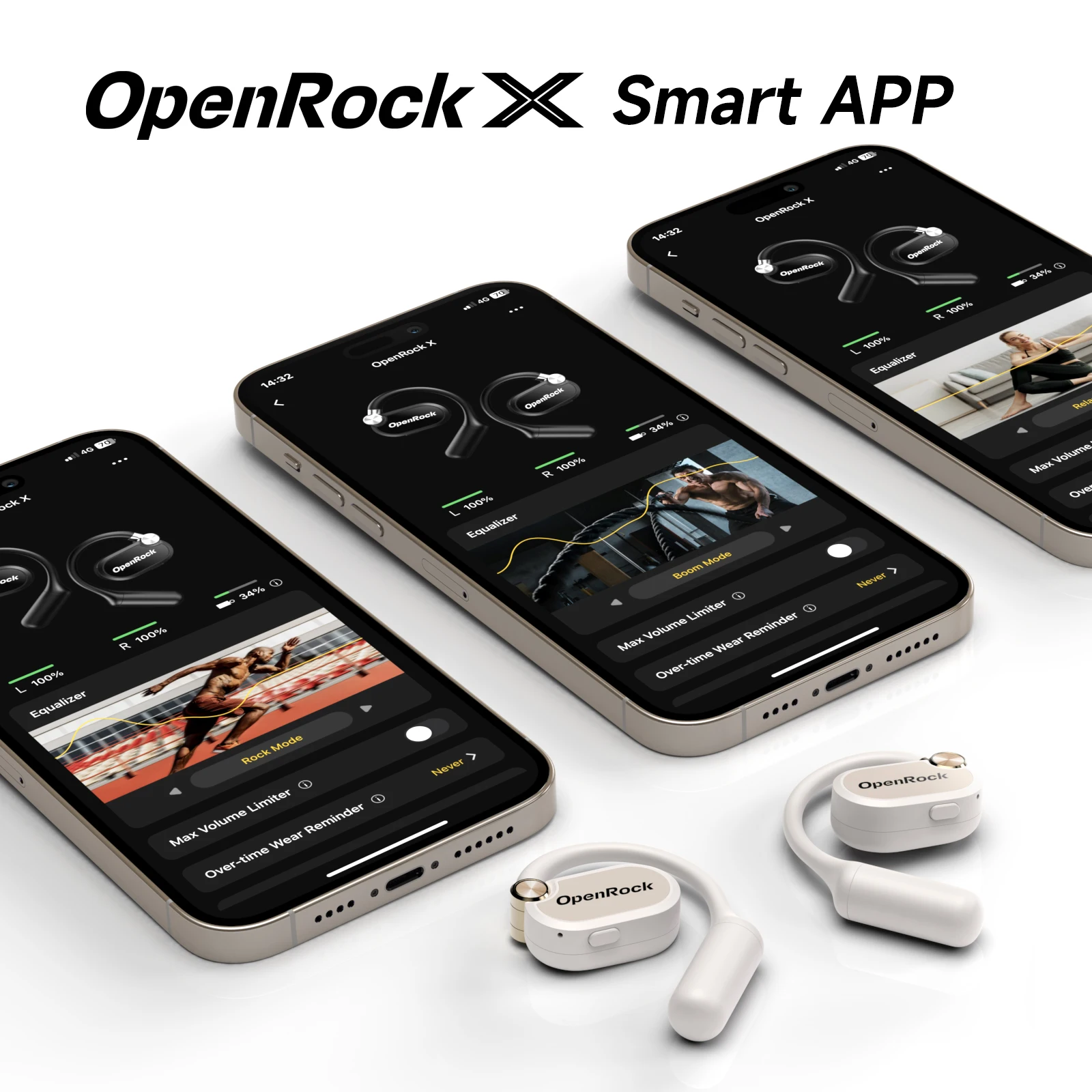 Наушники-вкладыши Oneodio OpenRock X Bluetooth беспроводная гарнитура с воздушной