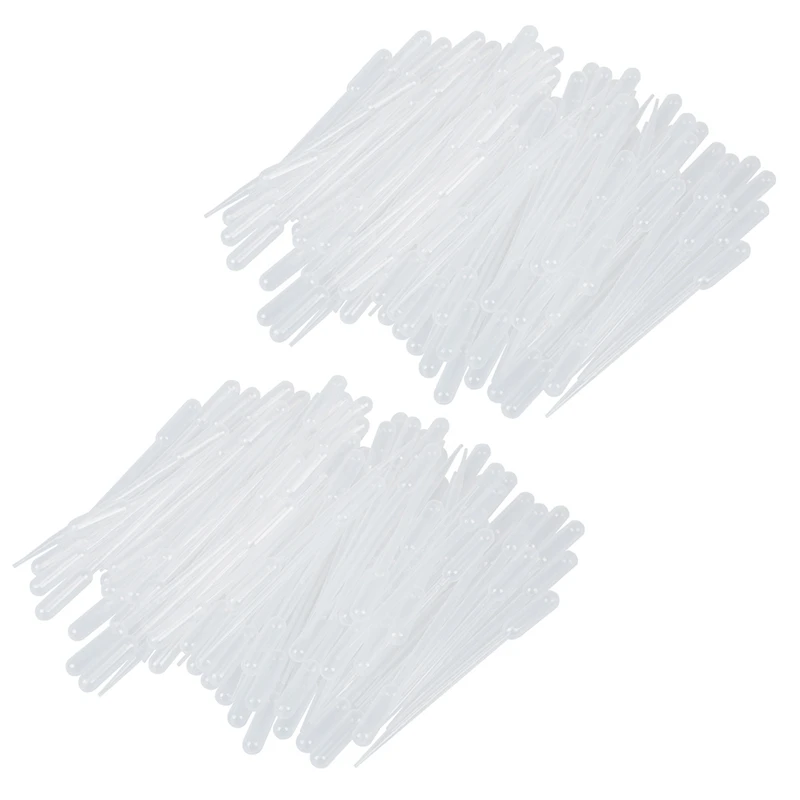 

200PCS Graduated Pipettes Dropper Polyethylene (5Ml)