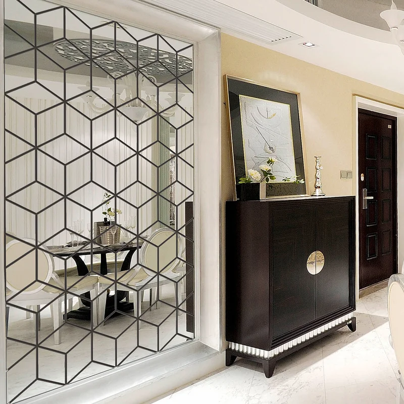 

DIY 3D Mirror Wall Stickers Diamonds Triangles Acrylic Wall Mirror Stickers for Kids Room Home Decoration Room Accessories