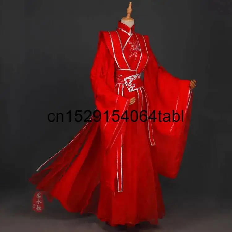 Фото Xielian Tian Guan Ci Fu Huacheng Косплей Свадебный костюм Xielian Huacheng Древний костюм Xilian Hanfu Платье Хэллоуин №2
