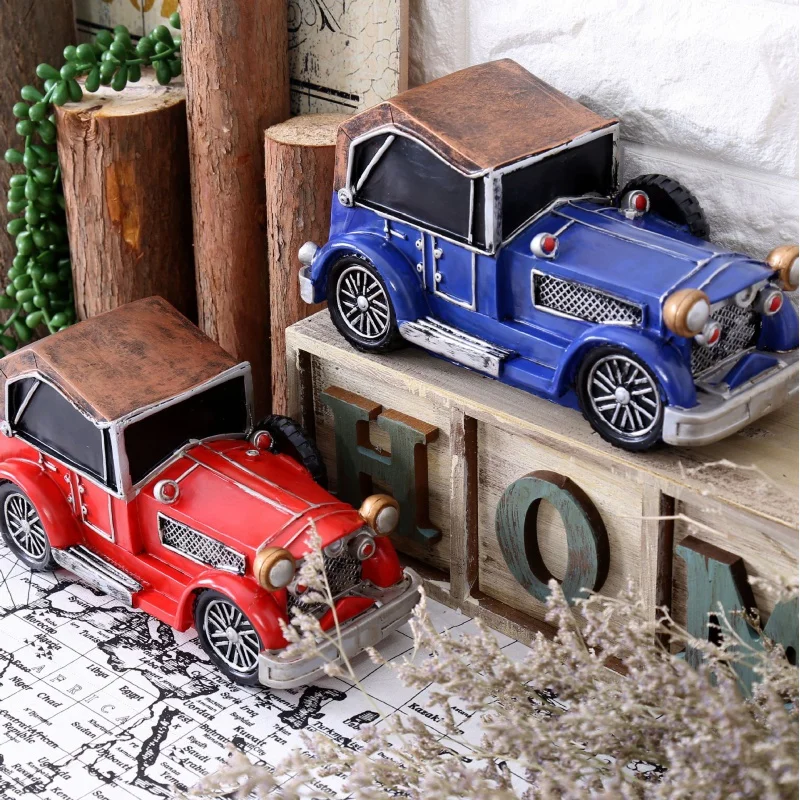 

Home Creative Gifts Birthday Gift Retro Ornament Ornaments British Car Coin Bank
