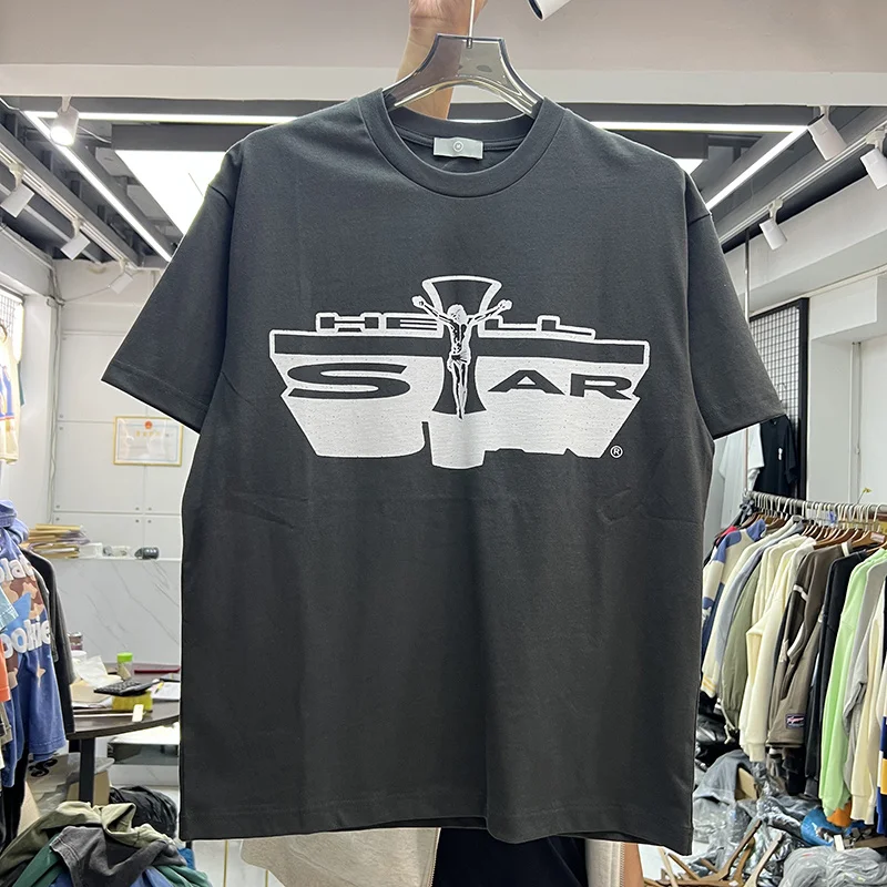 

Футболка Мужская/женская с забавным принтом, винтажная Свободная рубашка с коротким рукавом, в стиле хип-хоп, лето 2023