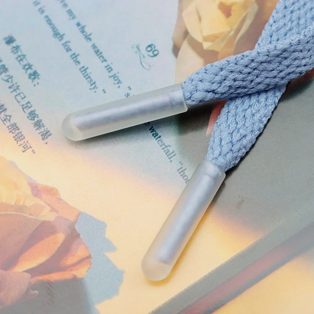 8Pcs Shoe Lace Plastic Safe Shoelace Tips Shoelace Tip Aglets Noctilucent Aglets for Fixing Shoelace