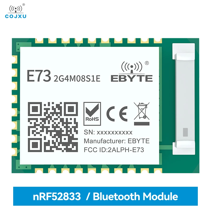 10pcs nRF52833 2.4GHz rf Module BLE 5.1 Mesh Thread ZigBee E73-2G4M08S1E 8dBm Wireless Transceiver Receiver For UAV Smart Home