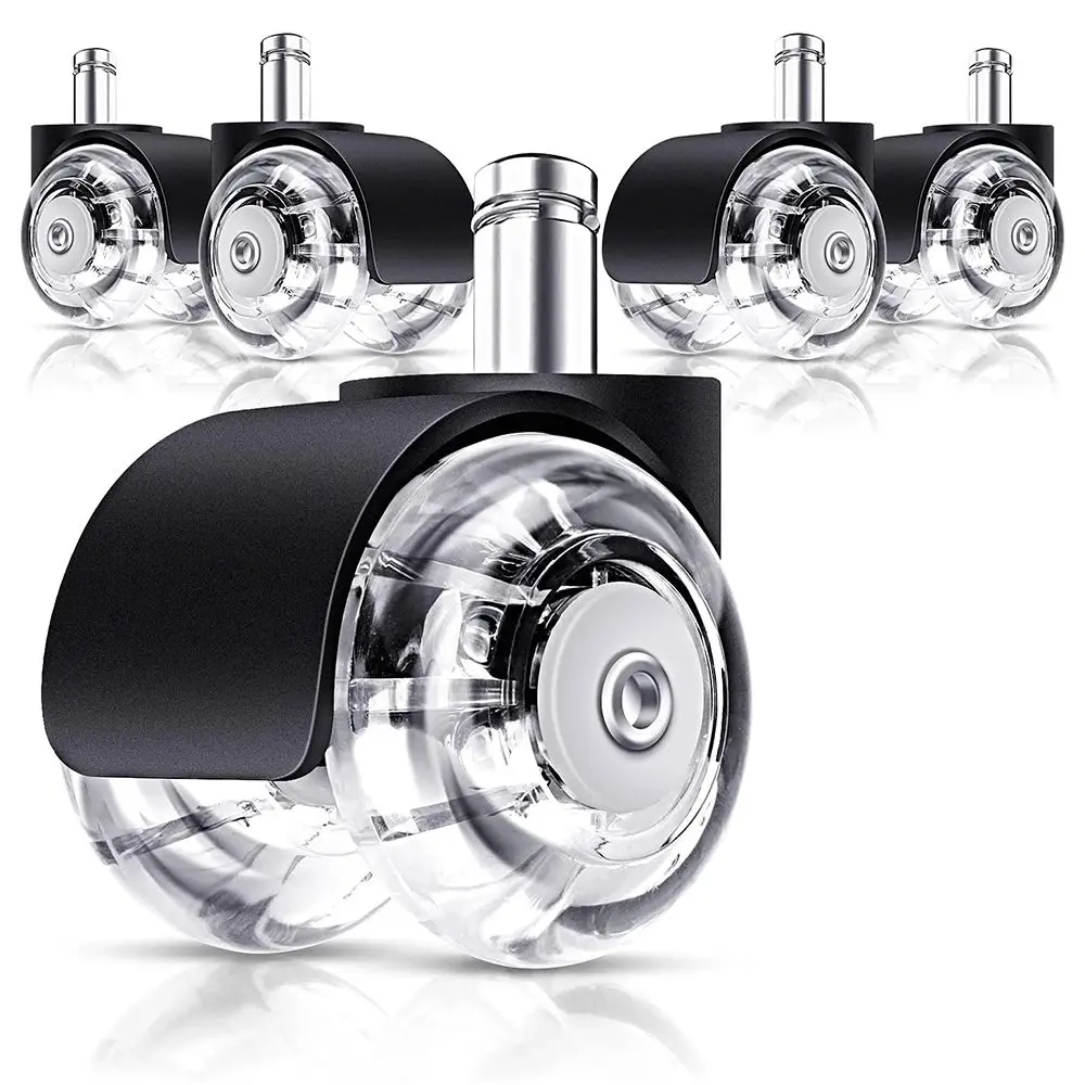 Caster Office Chair Wheels Rubber Mute Wheel Desk Office Sof