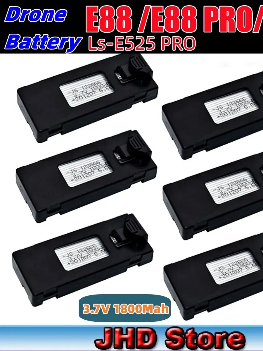 Аккумулятор для дрона JHD E88 PRO 3 7 в 1800 мАч