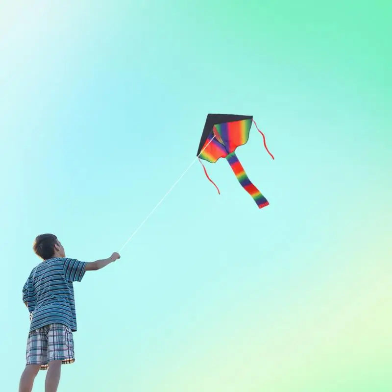 

Outdoor Fun for Children with Rainbow Kite - The Perfect Long Tail Gift