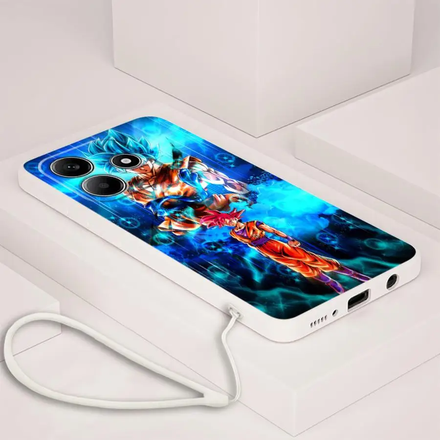 Фото Чехол для Xiaomi Redmi 15A A3x 13C 14C A1 A5 9 8 A2 10 12C 15C K40 K60 с изображением Dragon Balls SSG Goku №4
