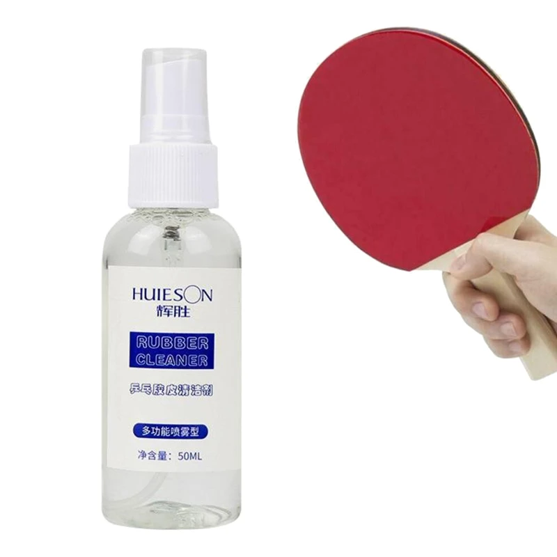 

Portable Anti-static Bat Racket 50ml Foam Multifunctional Aging Prevention Accessories Table Tennis Rubber Cleaner Dust