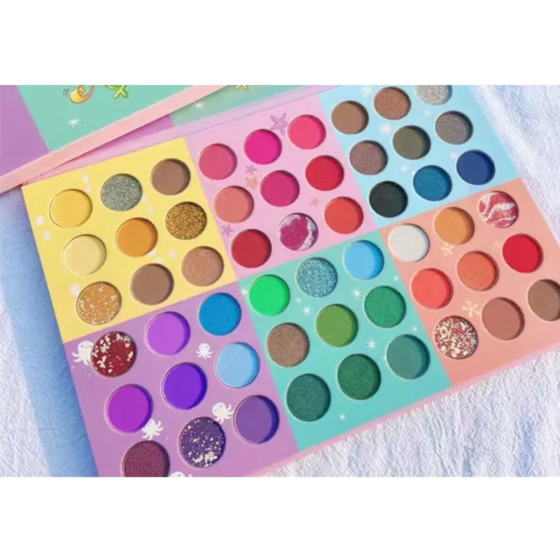 

Colorful Eyeshadow Palette Pigmented Makeup Palette Glitter Eye Shadow Matte Large Eyeshadow Pallate Earth Tones