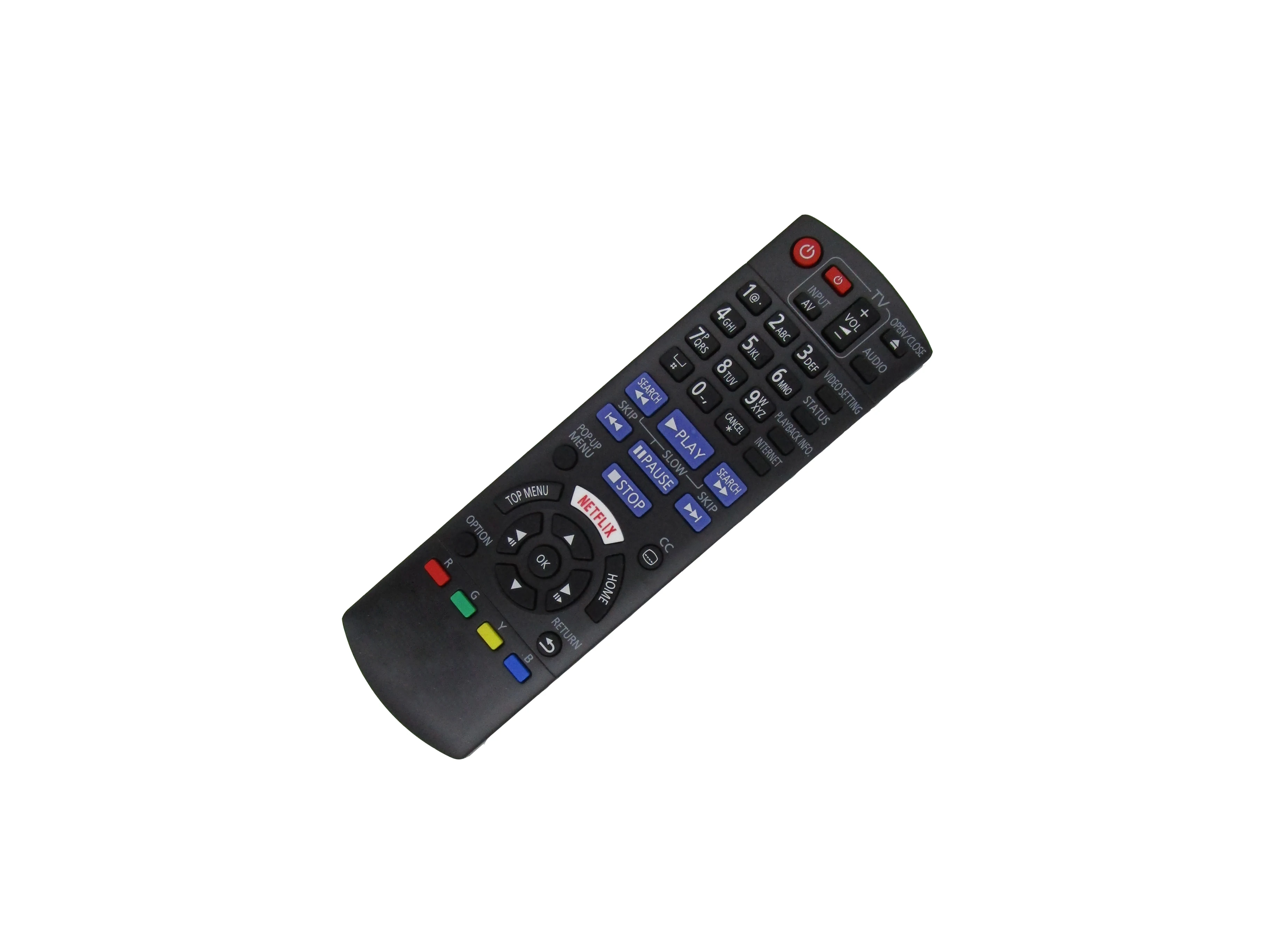 

Repla Remote Control For Panasonic N2QAYB000867 DMP-BD89 DMP-BD79 DMP-BD793 N2QAYB000738 DMP-BD77 Blu-ray Disc DVD Player