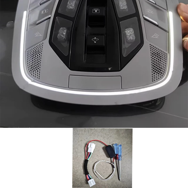 

Для Chery Tiggo 7 Pro 8 Pro 2021 2023, светильник для чтения, потолочный атмосферный светильник, модификация автомобиля, сменные аксессуары Para Auto