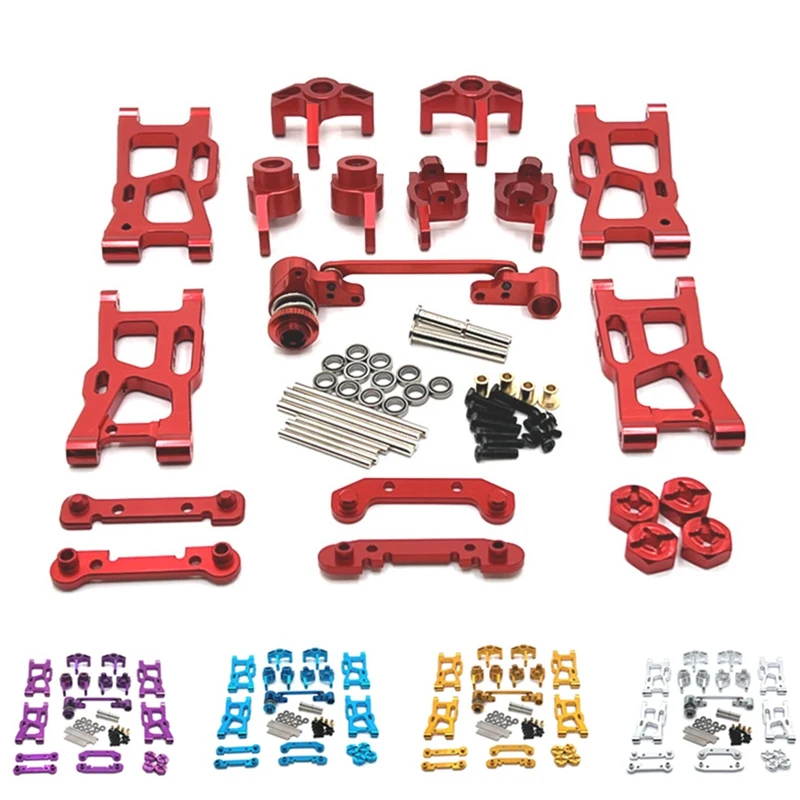 Комплект металлических обновленных деталей для Wltoys 144001 144010 124007 124017 124019