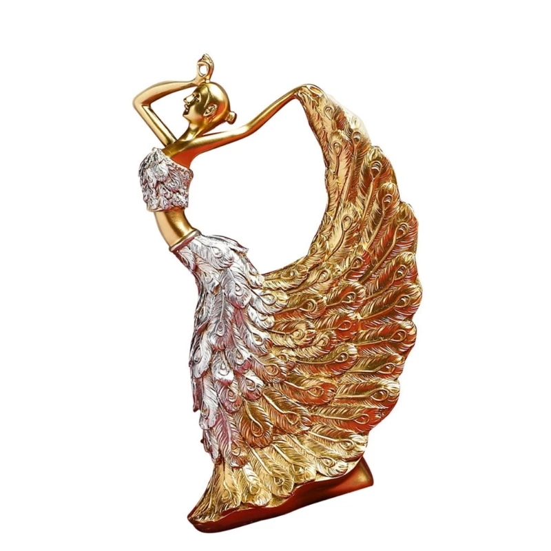 Статуэтка павлинов смола статуя танцора декоративный объект