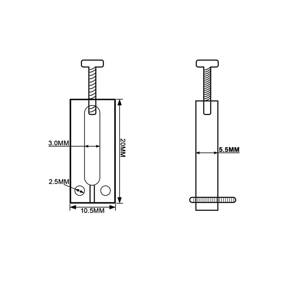 1 компл. Электрогитары с тремоло-Бридж Br Saddles 10 5 мм 6 штук для гитара стиля ST