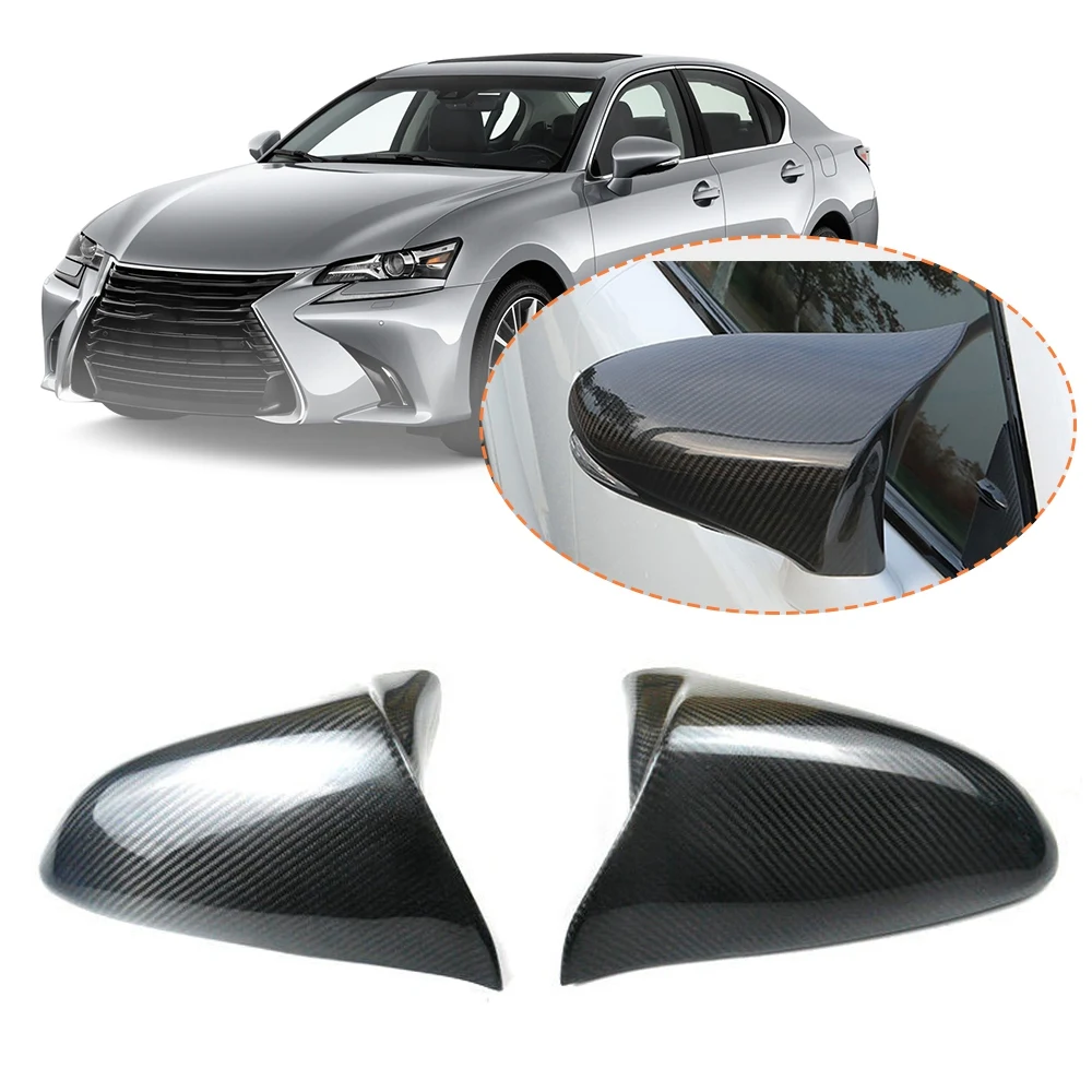 

Real Carbon Fiber for Lexus GS/ES/RC/RCF/GSF/CT/LS 2013-2018 Side Wing Rearview Mirror Cover Cap Car Accessories