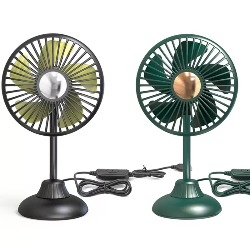 

4.5inch Rechargeable Mini Hose Small Fan 3-Speed Cooling Fan for Bedroom Bedside Dropship