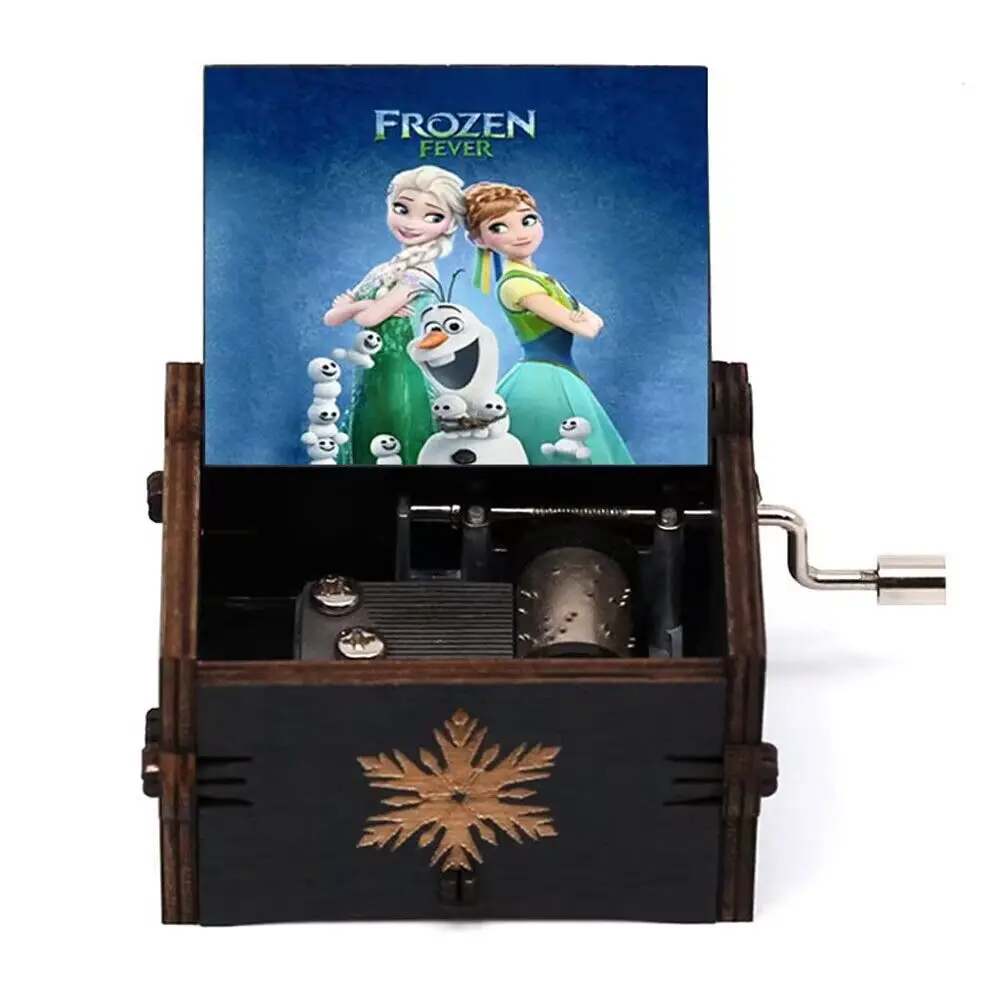 

Деревянная Музыкальная Шкатулка «Холодное Сердце» «Красавица И Чудовище» Декоративное Украшение Для Дома Резная Музыкальная Ш...