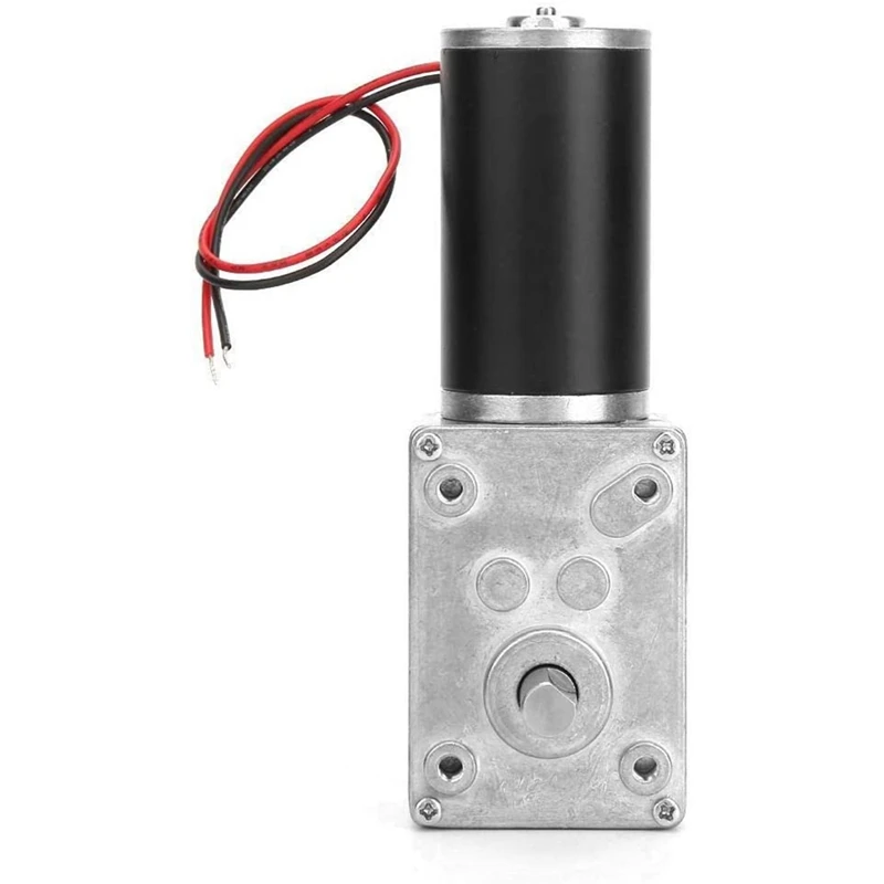 Скорость уменьшает Реверсивный червячный двигатель 8 мм вал 12 В (12 10 об/мин) |