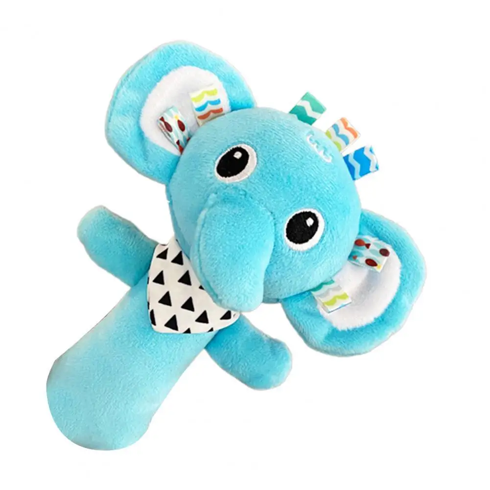 

Great Plush Toy Creative Shape Attractive Baby Squeaky Toy Infant Appease Cartoon Animal Stuffed Toy Baby Supplies