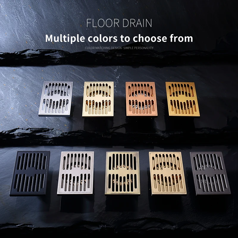Дренаж для ванной комнаты, тропический, антизапаховый, латунный, квадратный дренаж 140x90 мм Дренаж для ванной комнаты, тропический, антизапаховый, латунный, квадратный дренаж 140x90 мм