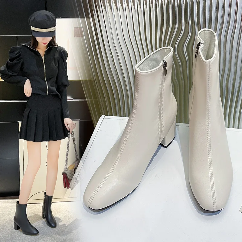 Женские резиновые сапоги осенняя обувь роскошная дизайнерская зимняя на молнии