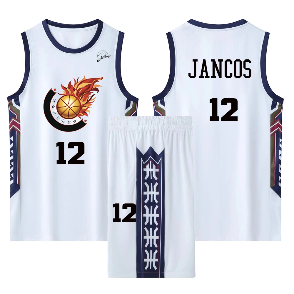 

New Style Custom Basketball Jersey Suit for Men 2023 Summer 2 Piece Outfit Streetwear Quick-dry Team Training Basketball Uniform