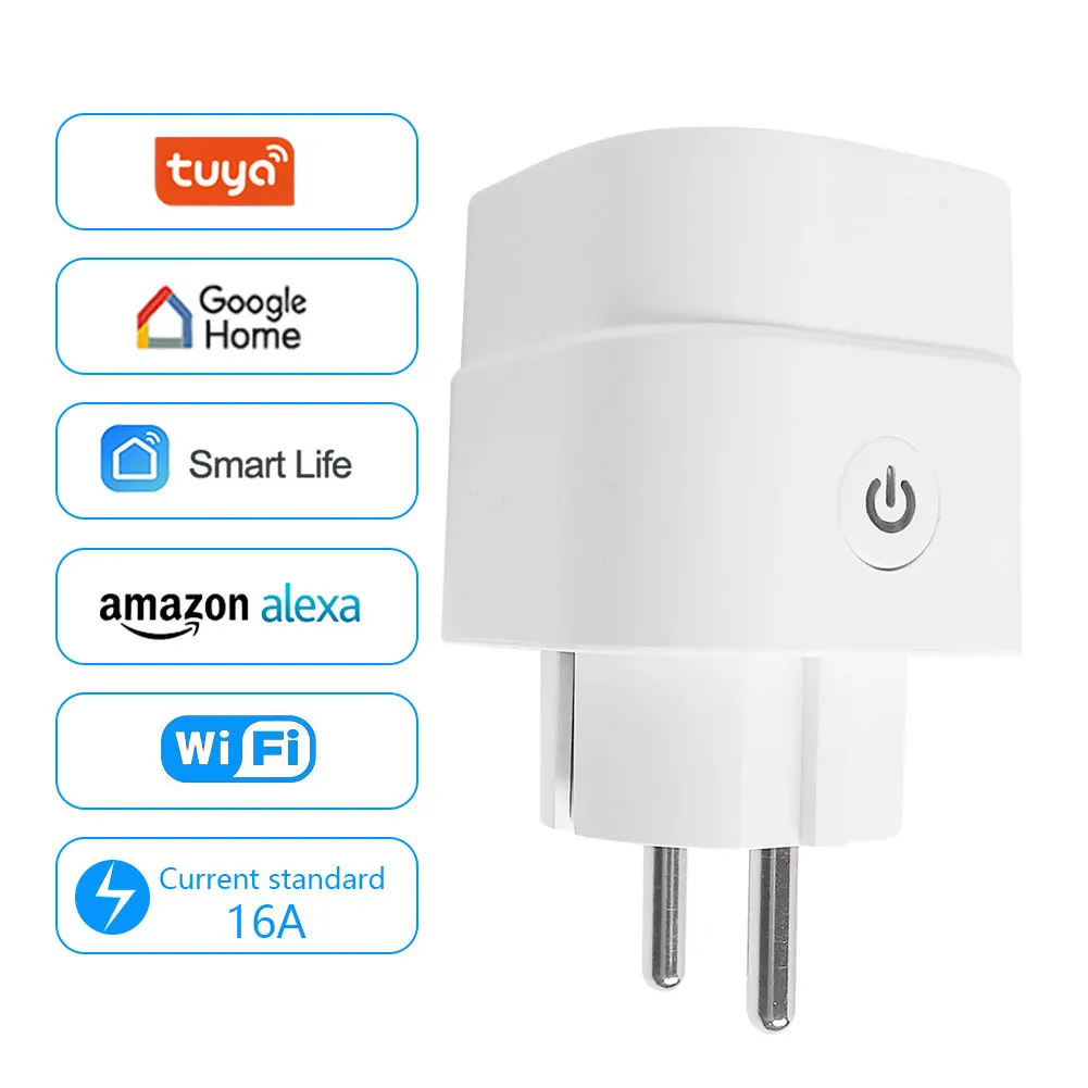 Смарт-розетки ZigBee Tuya с поддержкой Wi-Fi 16 А | Электроника