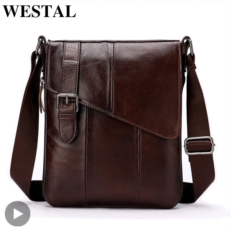 Genuine Leather Cross Body Crossbody For Men Shoulder Bag Messenger Handbag Briefcase Male Vintage Sac A Main Bolsas Product Hot