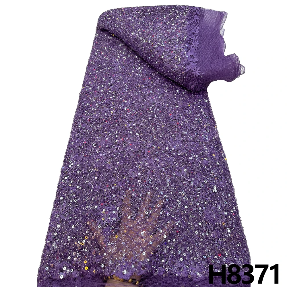 Новейшая африканская кружевная ткань из бисера 2023 высококачественное вышитые