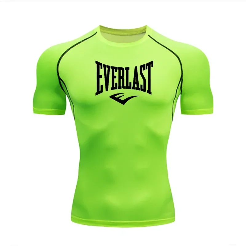 EVERLAST Мужская компрессионная футболка с длинными рукавами, защита от солнца, вторая кожа, бег, фитнес, защита от рашпин, тренировочная одежда (art.: 3920d41abef04) - 3920d41abef04