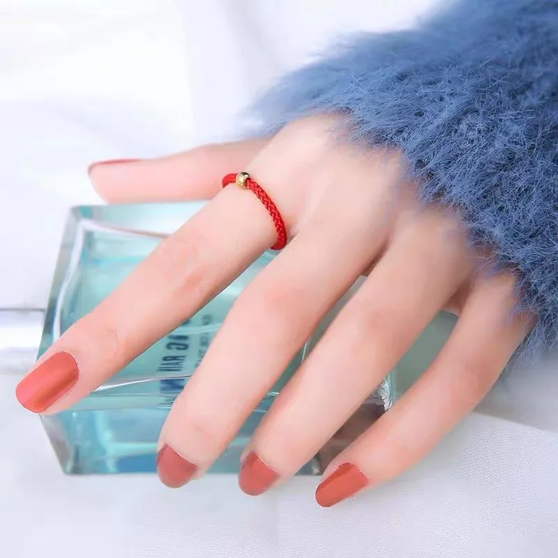 Модное кольцо из веревки милое дикое японское модное простое для пар мужского и