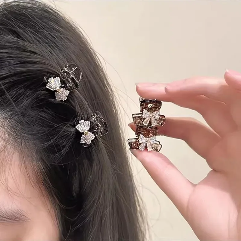 Блестящая шпилька для волос модный головной убор принцессы в форме банта девочек