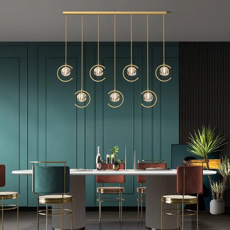

Creative LED Chandelier Postmodern Artistic Fixture Hanging Lamps Crystal Lighting Decoration Suspension Lampen For Living Room