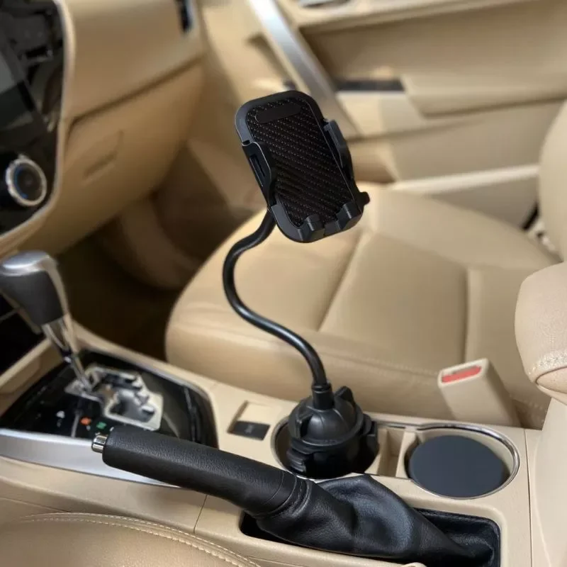 

Car Cup Holder Phone Mount Adjustable Gooseneck Stand for 3.5-7\" Mobile Phones