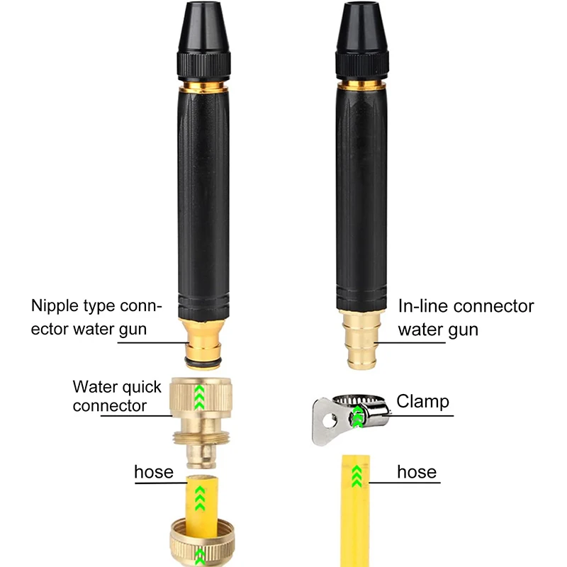 Водяной Пистолет Высокого Давления 2023 Черная Насадка Для Мойки Автомобиля