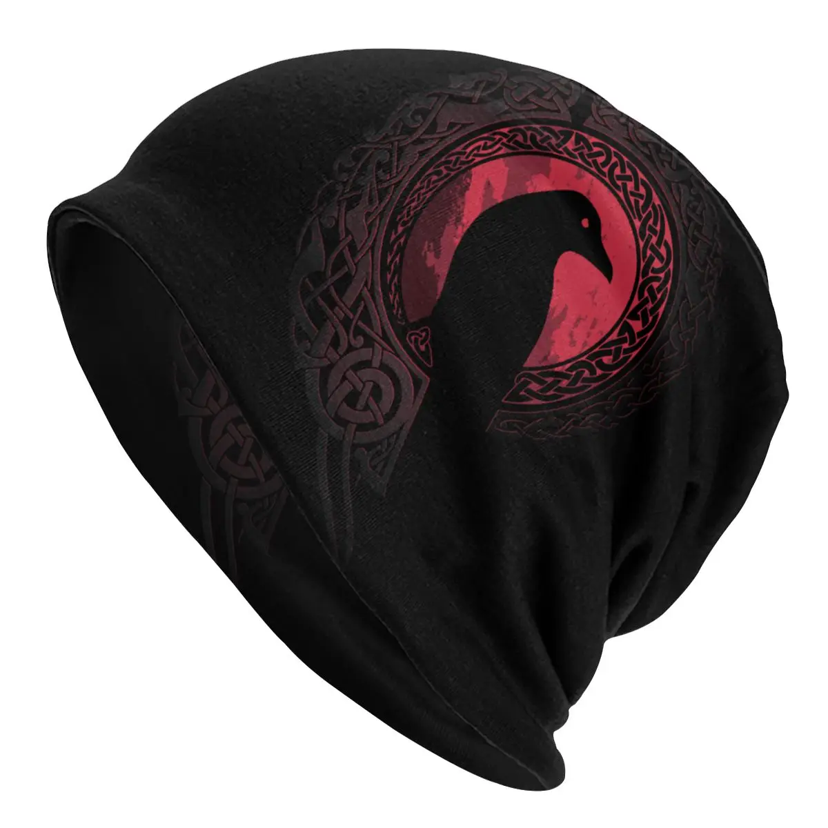 

Viking Edda Raven Beanie Cap Unisex Winter Warm Bonnet Femme Knit Hats Outdoor Norse Mystery Vikings Beanies Caps For Men Women