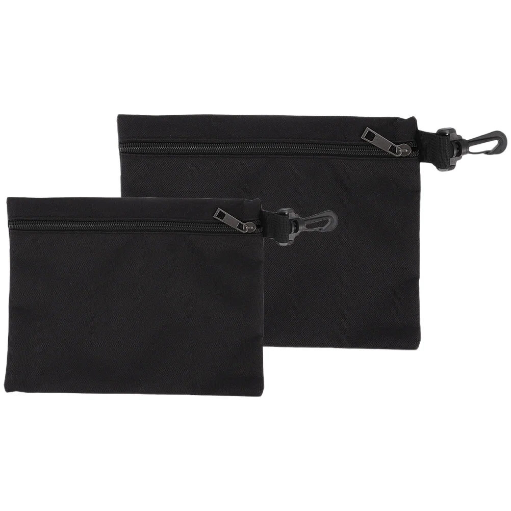 

2 Pcs Tools Pouch Small Pouches With Zipper For Storage Bags Organizer Oxford Fabric