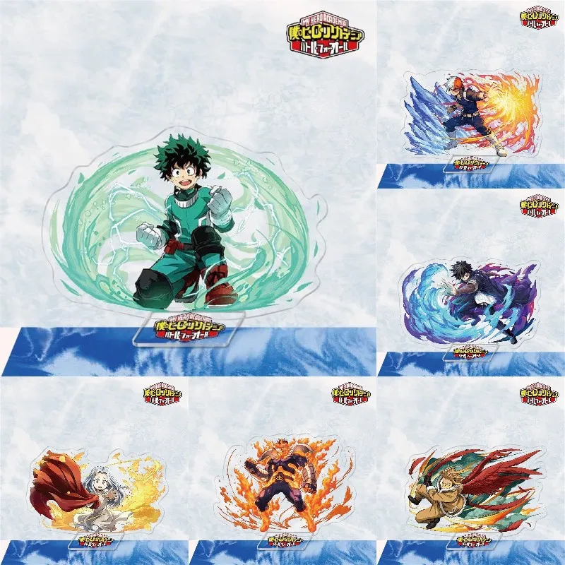 

Japan Anime My Hero Academia Midoriya Izuku Cosplay Stand Acrylic Figure Todoroki Shoto Diy Model Toy Desk Decoration Fans Gift