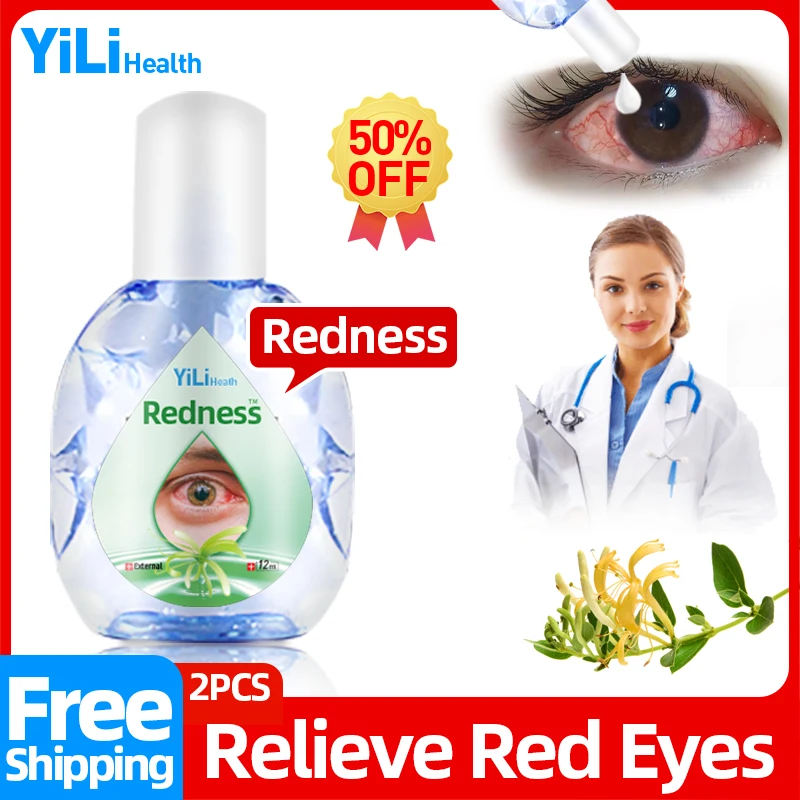 

Red Eye Relief Medical Honeysuckle Eyes Drops Apply To Eyes Infection Bloodshot Treatment Chinese Medicine 12ml