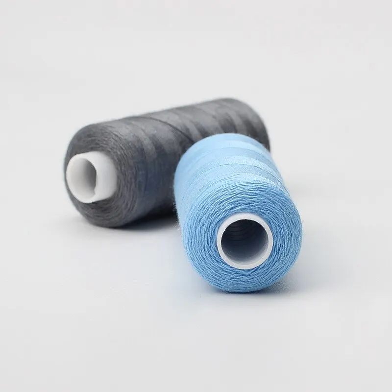 glanowa nić poliestrowa do maszyny szycia Nić igłowa barwiona merceryzowana mieszanka gumowo-poliestrowa o dużej wytrzymał...