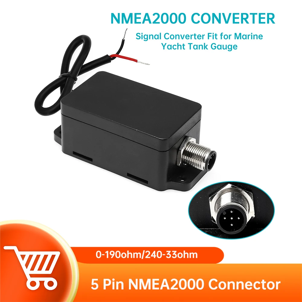 Разъем NMEA2000 0-190 Ом/240-33 Ом 5-контактный подходит для уровня топлива датчик угла