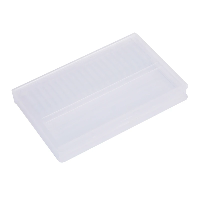 

Portable Transparent Acrylic 20 Hole Drill Bits Box Plastic Display Container