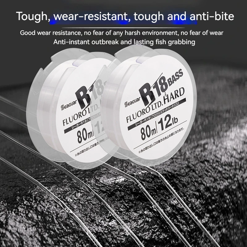 Золотая рыболовная фторуглеродная леска Seaguar мягкая износостойкая морская