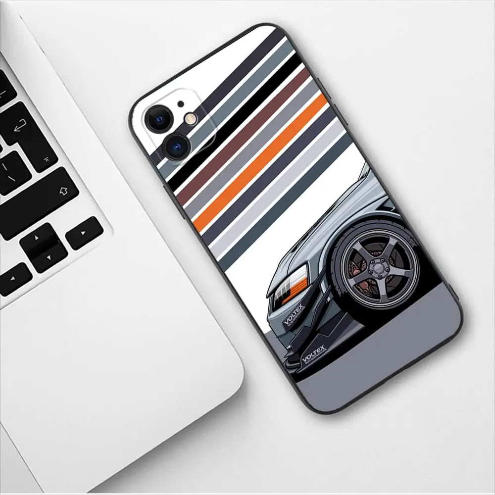 Japan JDM Nissan Sports Car Phone Case For Apple IPhone 13 12 11 14 Pro Max Mini XR X XS  Max 6S 6 7 8 Plus SE 2020 Gift Cover