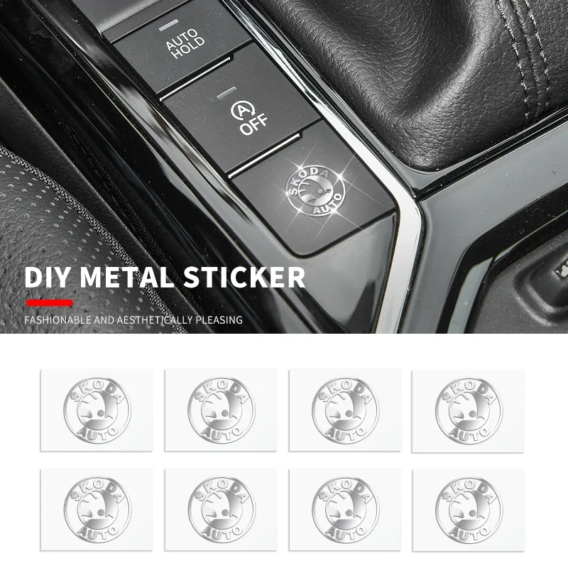 10 шт. автомобильные 3D металлические наклейки авто логотип декоративные Стайлинг