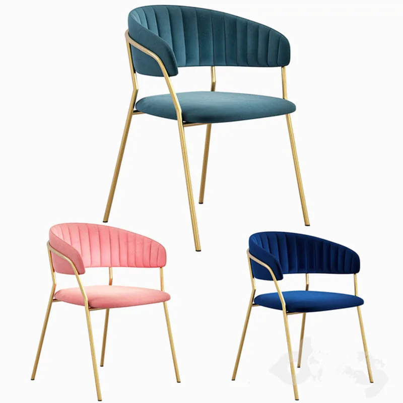 

Modern Design Room Dining Chairs Nordic Luxuryunique Complete Dining Chairs Interior Metal CadeirasKitchen Furniture HY50DC